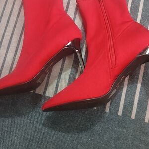 Mix No. 6 Red Heeled Boots